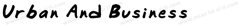 Urban And Business字体转换